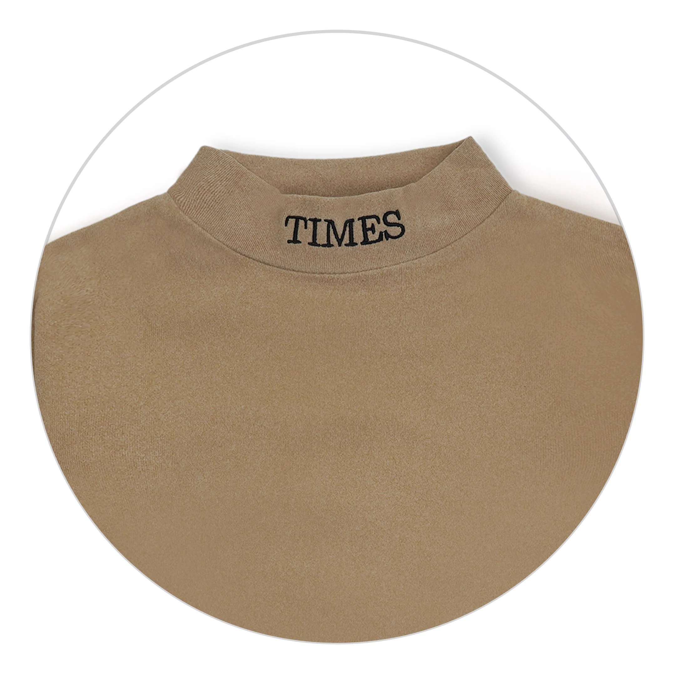 Kids Premium Mock Neck Brown - Sunshine - Image 7