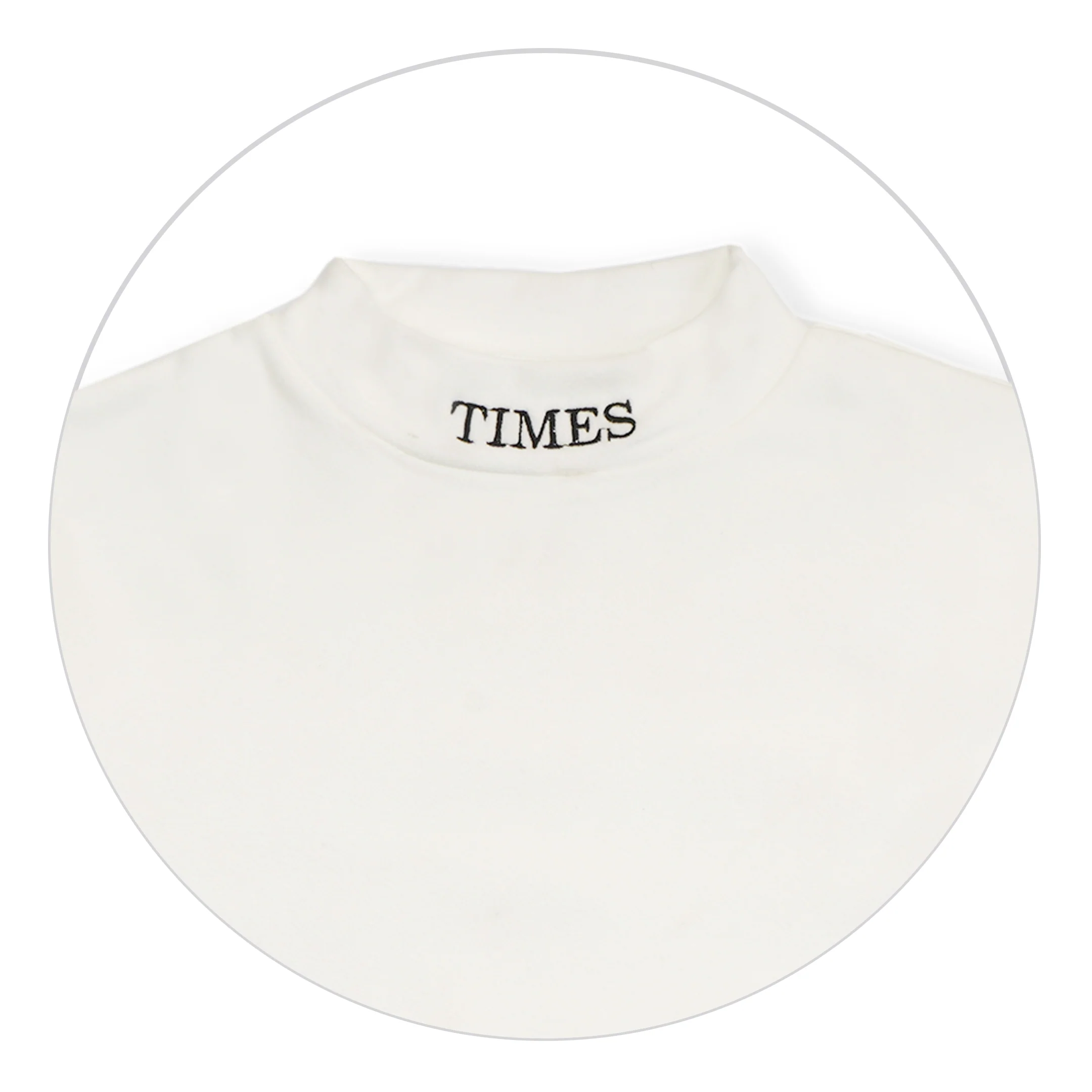 Kids Premium Mock Neck White - Sunshine - Image 6