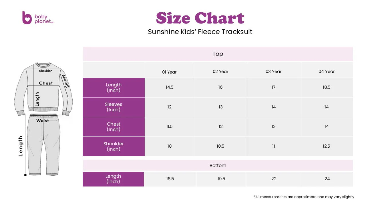 Kids Printed Fleece Tracksuit Animal Kingdom Brown - Sunshine - Image 2