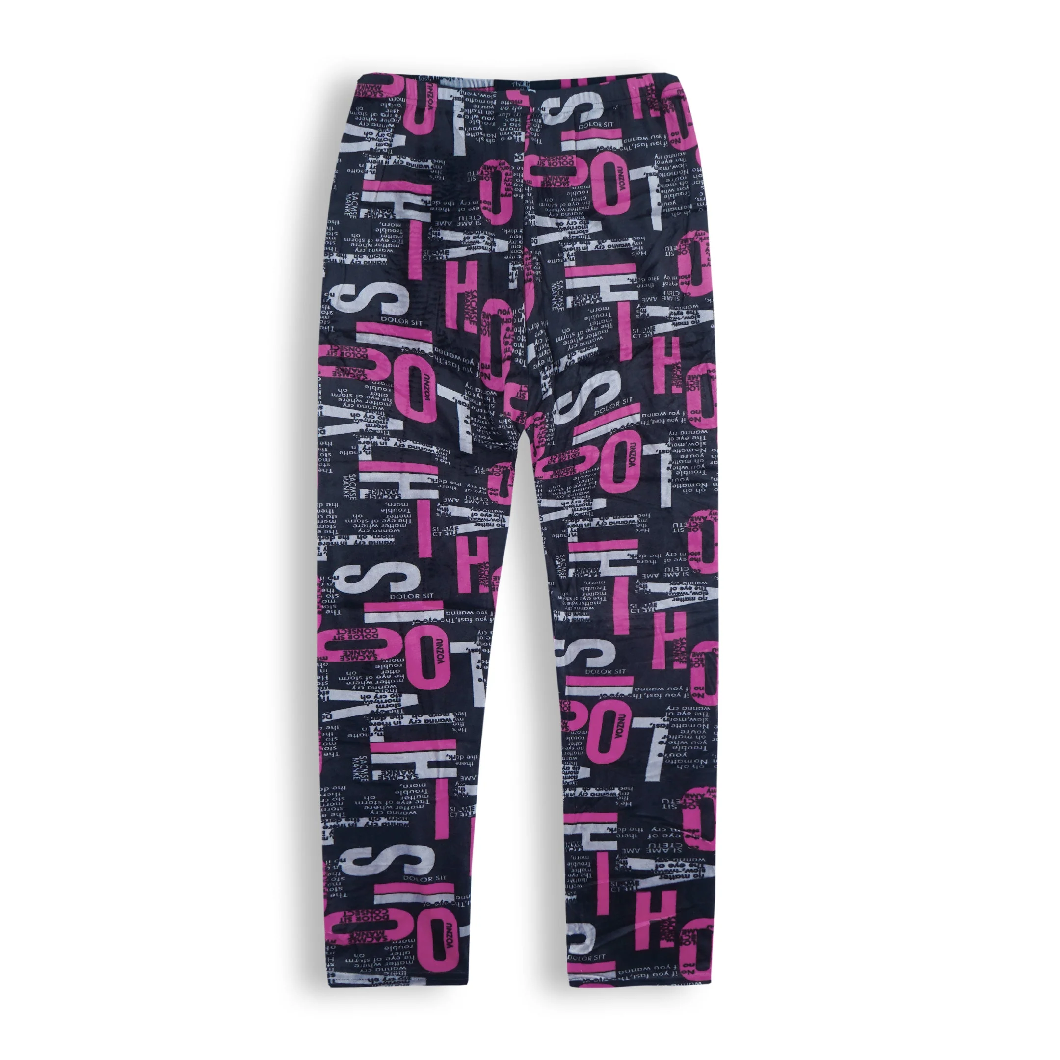 Kids Printed Tights Pink And Black - Sunshine