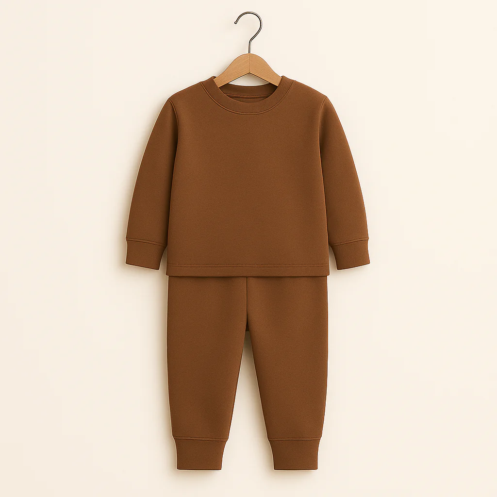 Kids Rib Innerwear Brown Sw - Sunshine