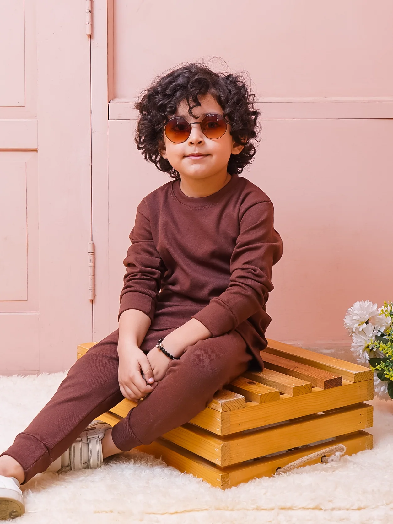 Kids Rib Innerwear Brown Sw - Sunshine - Image 9