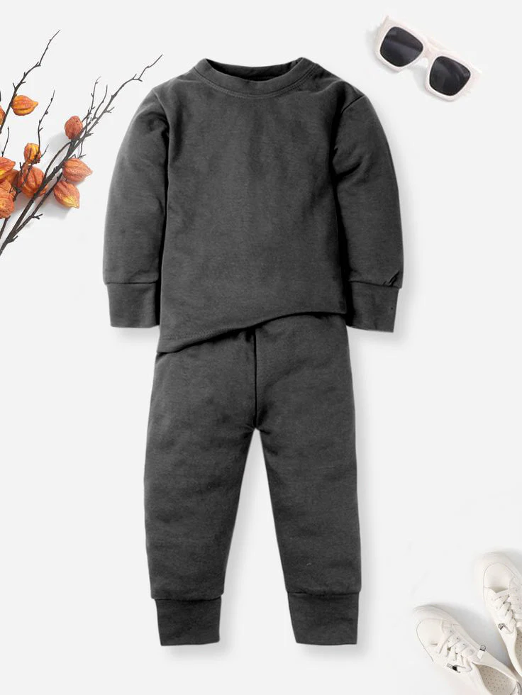 Kids Rib Innerwear Charcoal Sw - Sunshine - Image 5