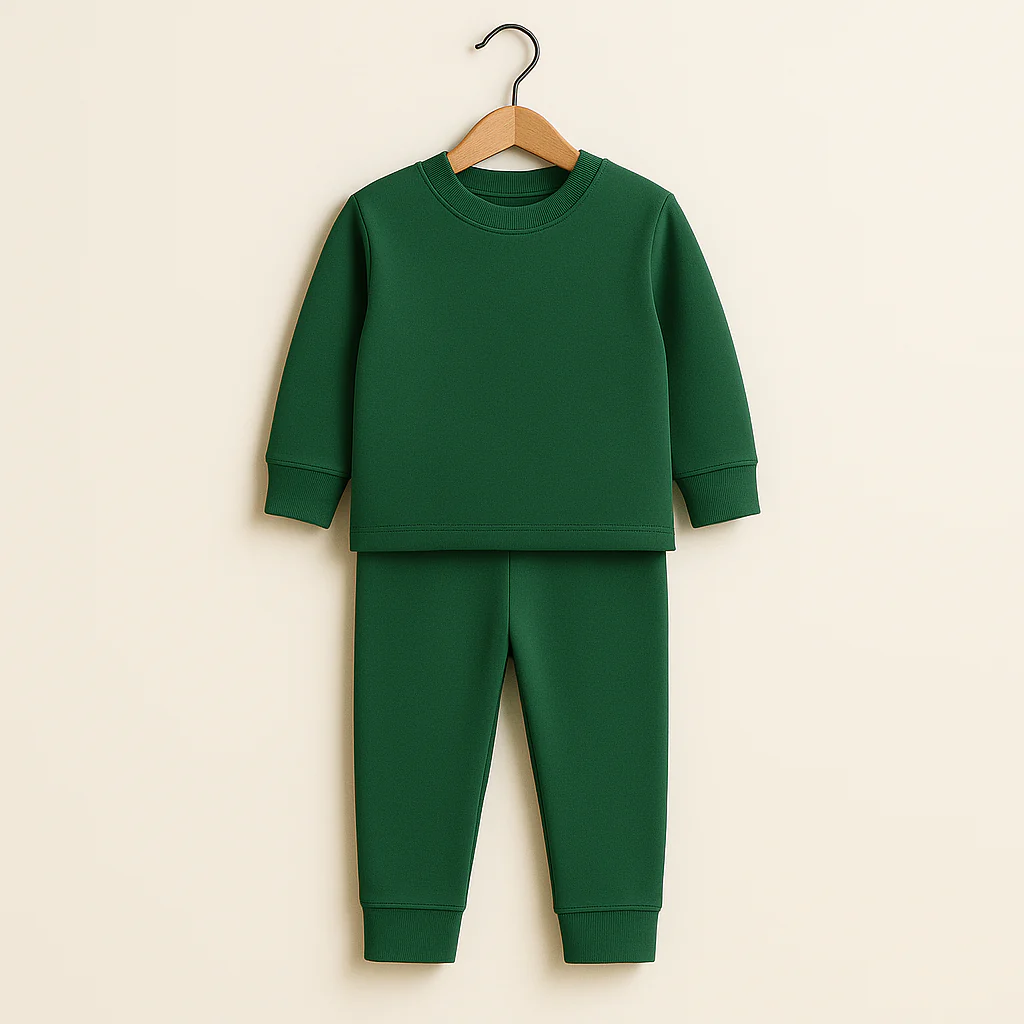 Kids Rib Innerwear Dark Green sw - Sunshine