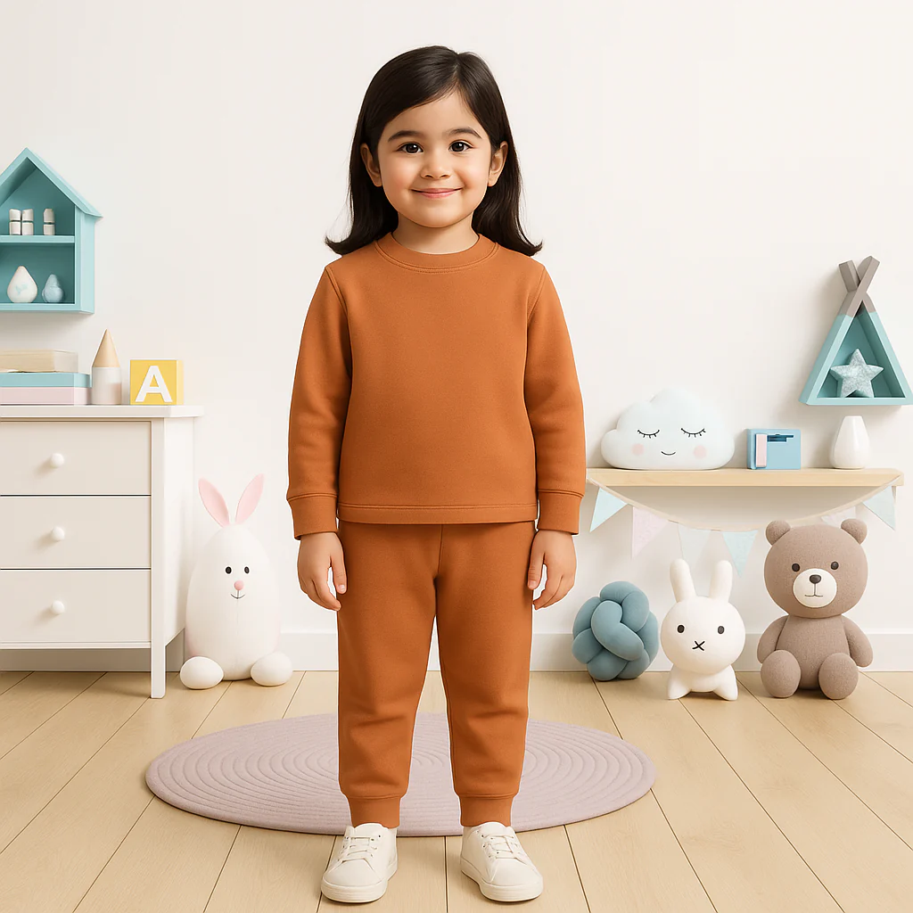 Kids Rib Innerwear Dark Peach Sw - Sunshine - Image 2