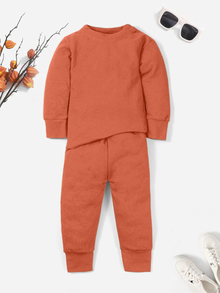 Kids Rib Innerwear Dark Peach Sw - Sunshine - Image 5