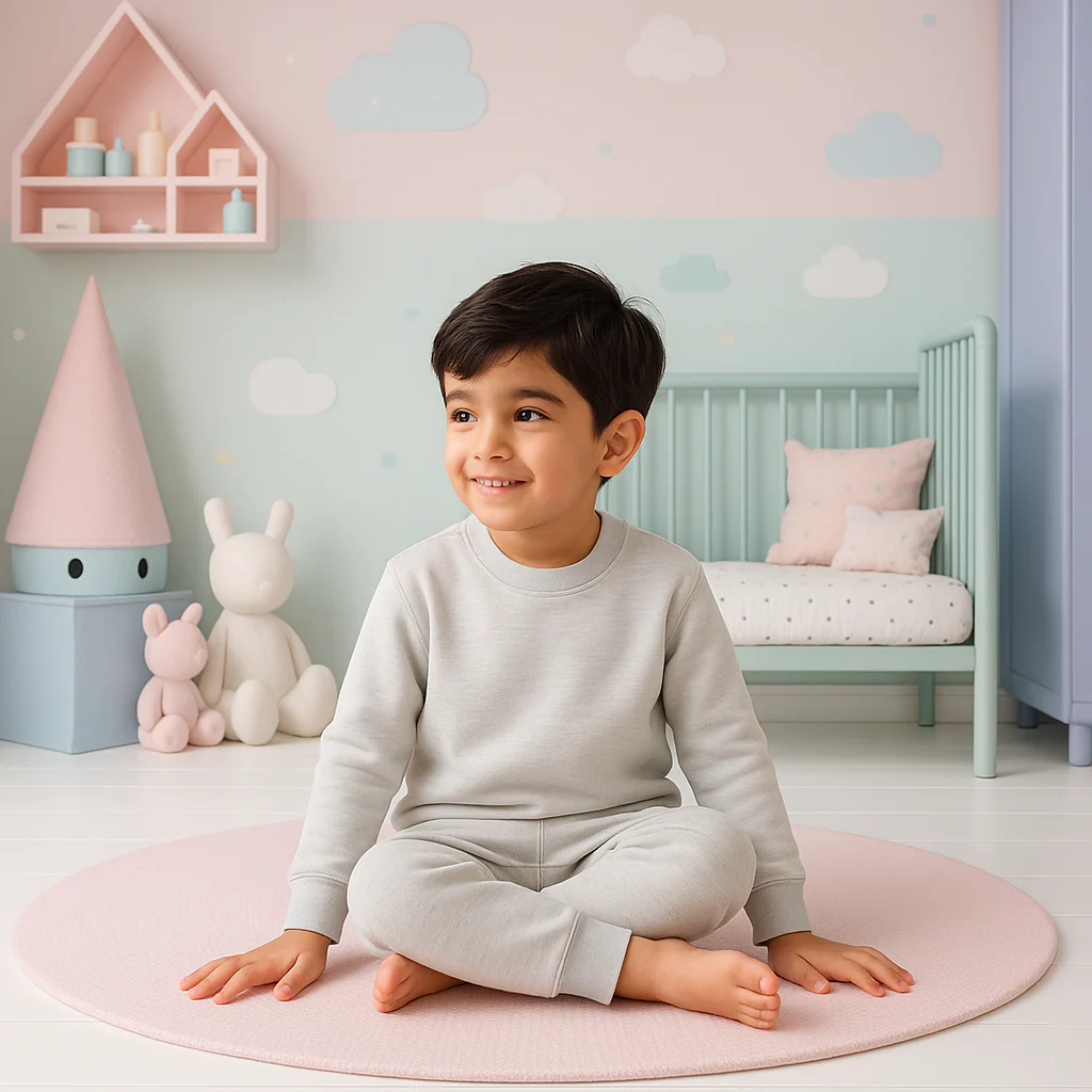 Kids Rib Innerwear Grey Sw - Sunshine - Image 3