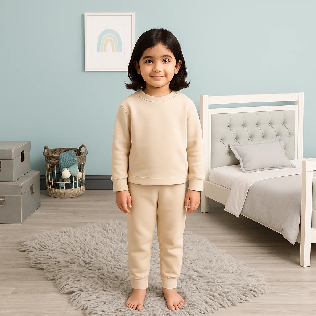 Kids Rib Innerwear Light Beige - Sunshine - Image 2