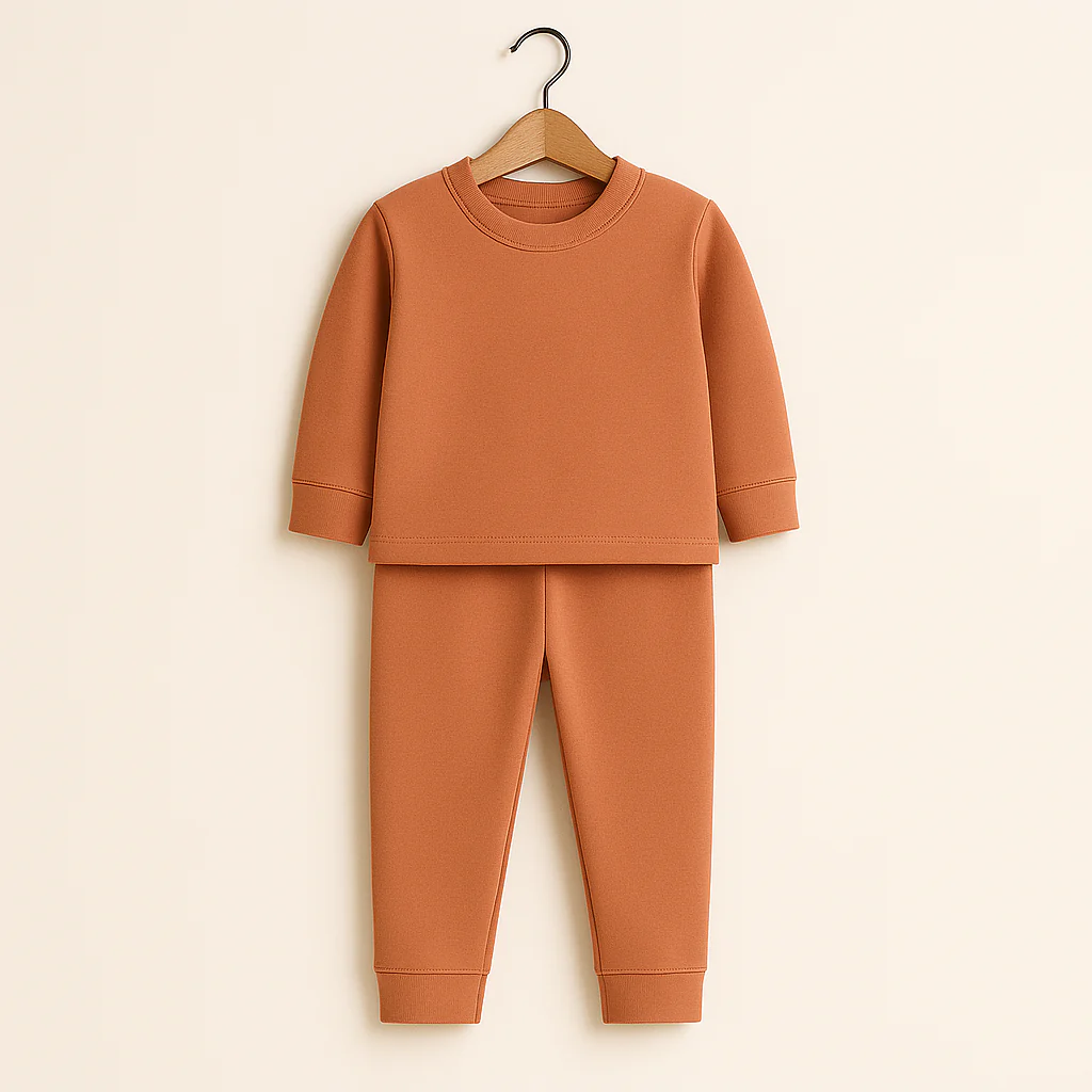 Kids Rib Innerwear Light Brown Sw - Sunshine