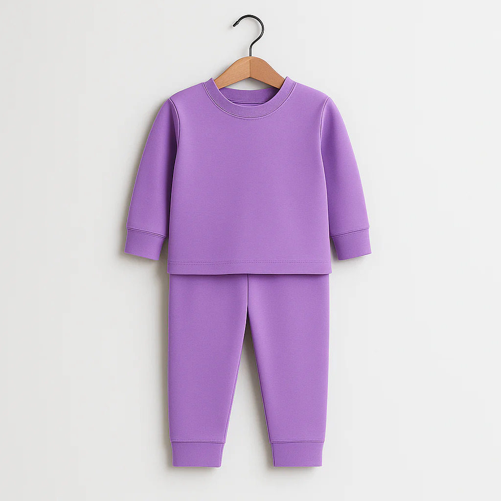 Kids Rib Innerwear Light Purple Sw - Sunshine