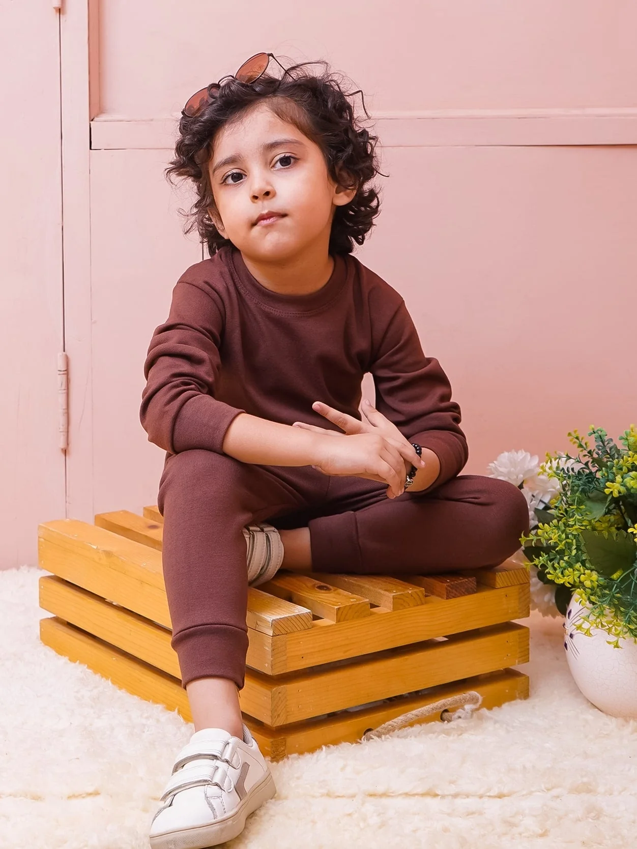 Kids Rib Innerwear Maroon Sw - Sunshine - Image 9