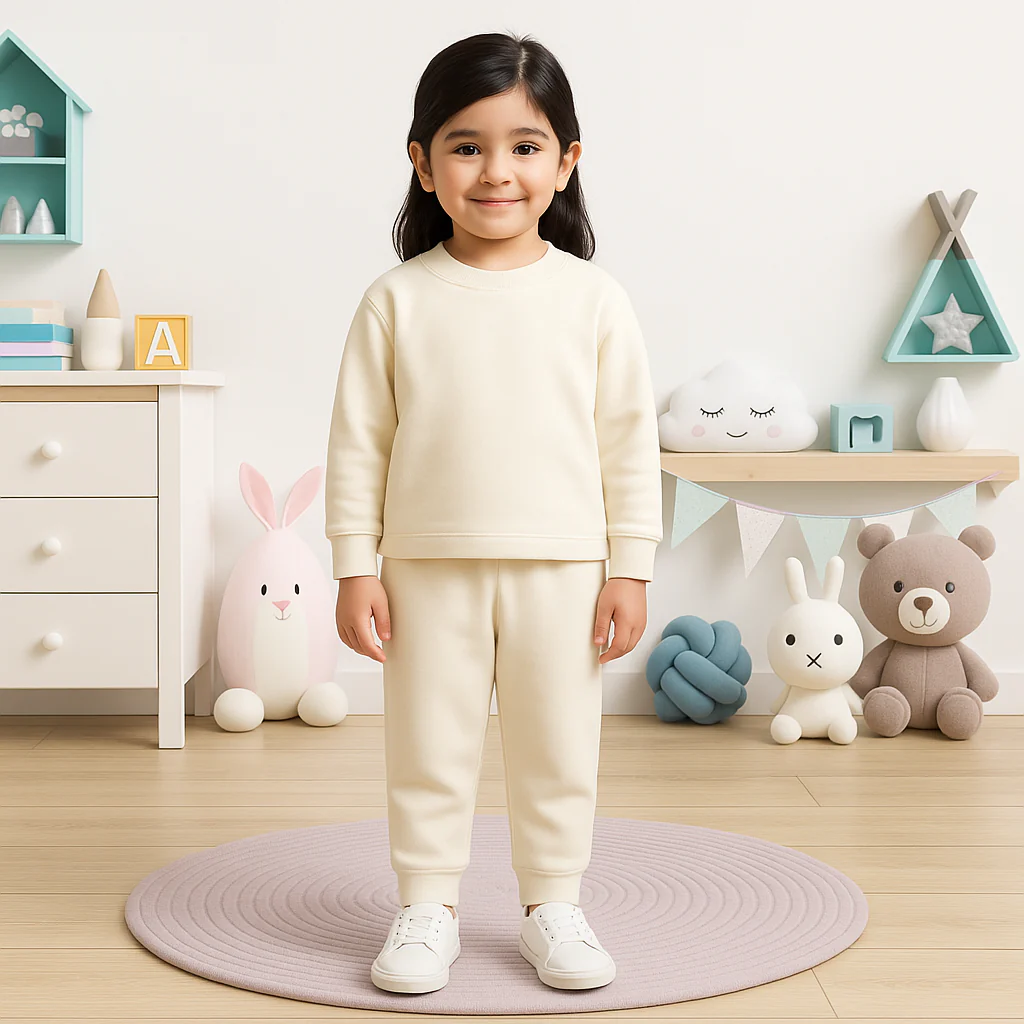 Kids Rib Innerwear Off White Sw - Sunshine - Image 2
