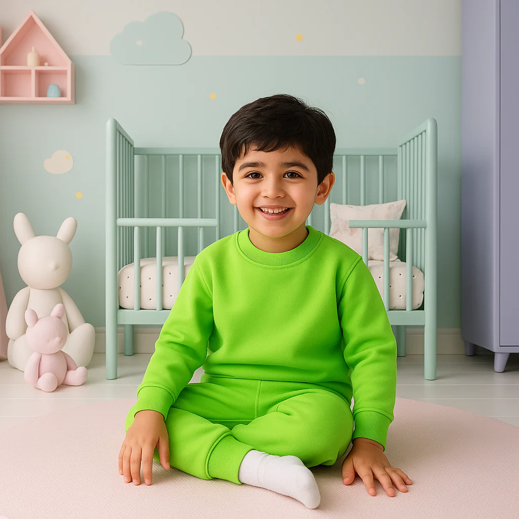 Kids Rib Innerwear Parrot Green Sw - Sunshine - Image 3