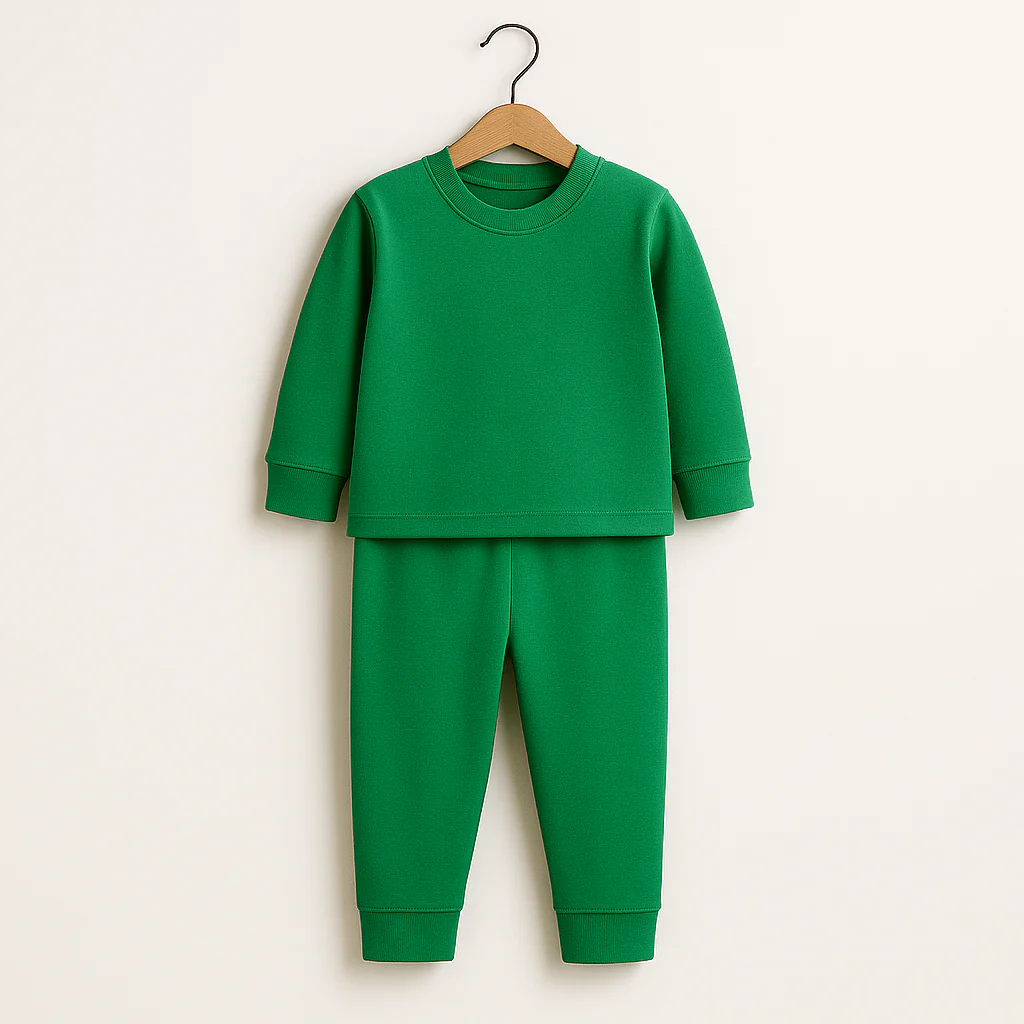 Kids Rib Innerwear Pine Green Sw - Sunshine