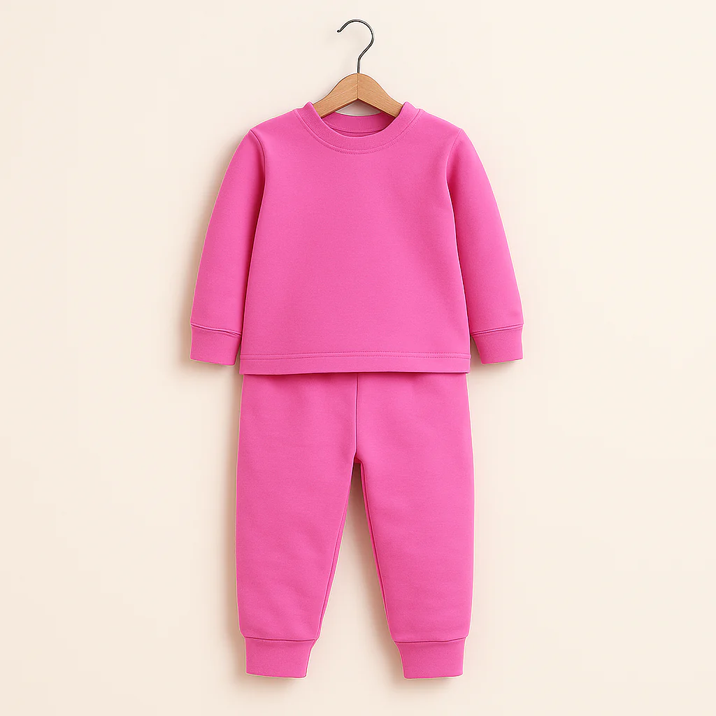 Kids Rib Innerwear Pink Sw - Sunshine