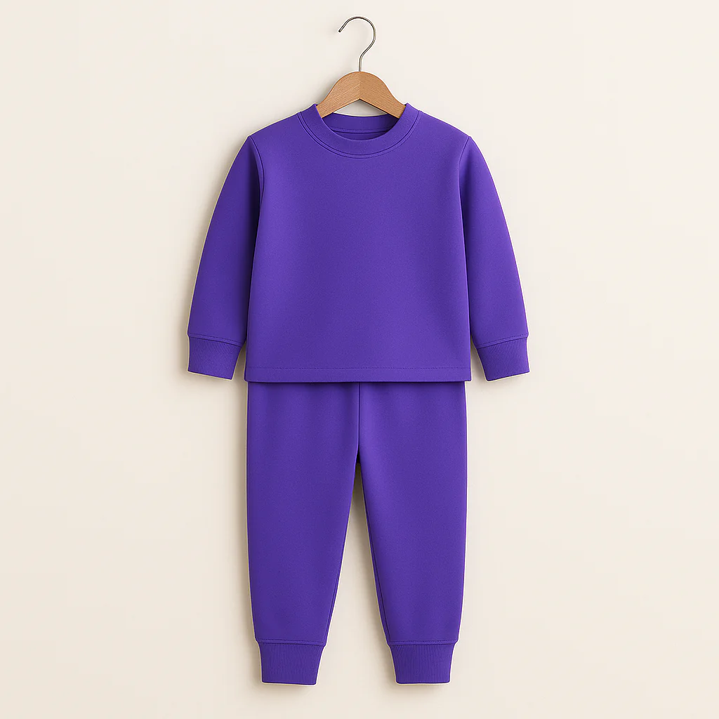 Kids Rib Innerwear Purple Sw - Sunshine