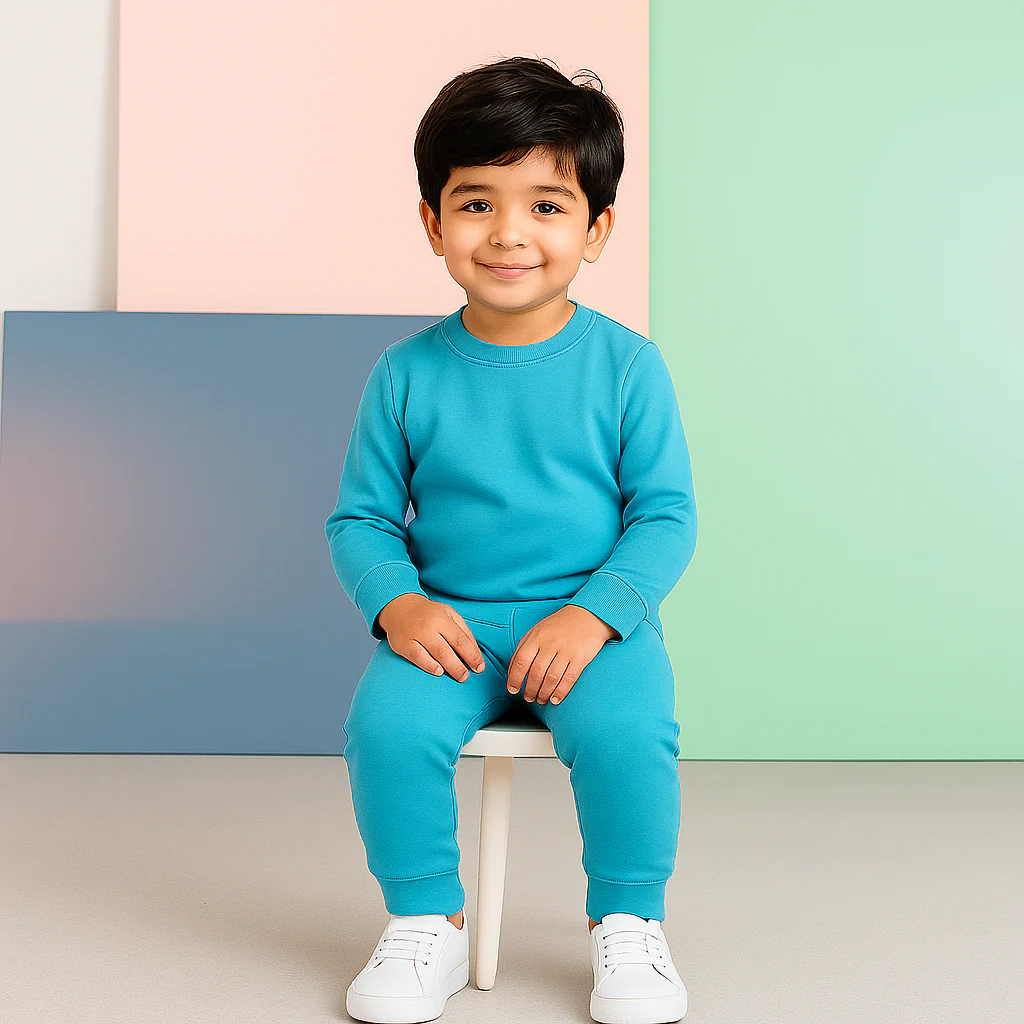 Kids Rib Innerwear Sea Blue Sw - Sunshine - Image 3