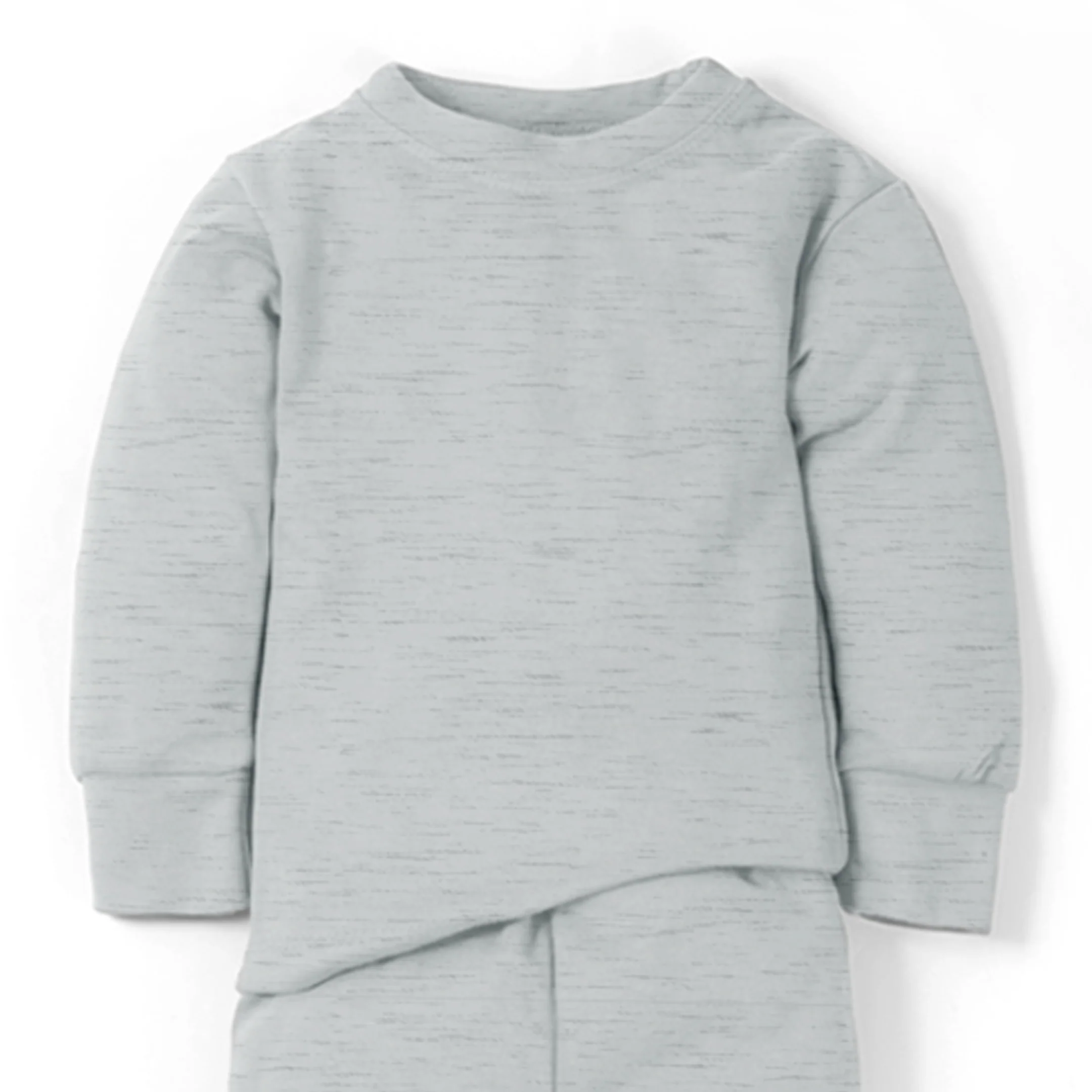 Kids Rib Innerwear Textured Grey Sw - Sunshine - Image 6