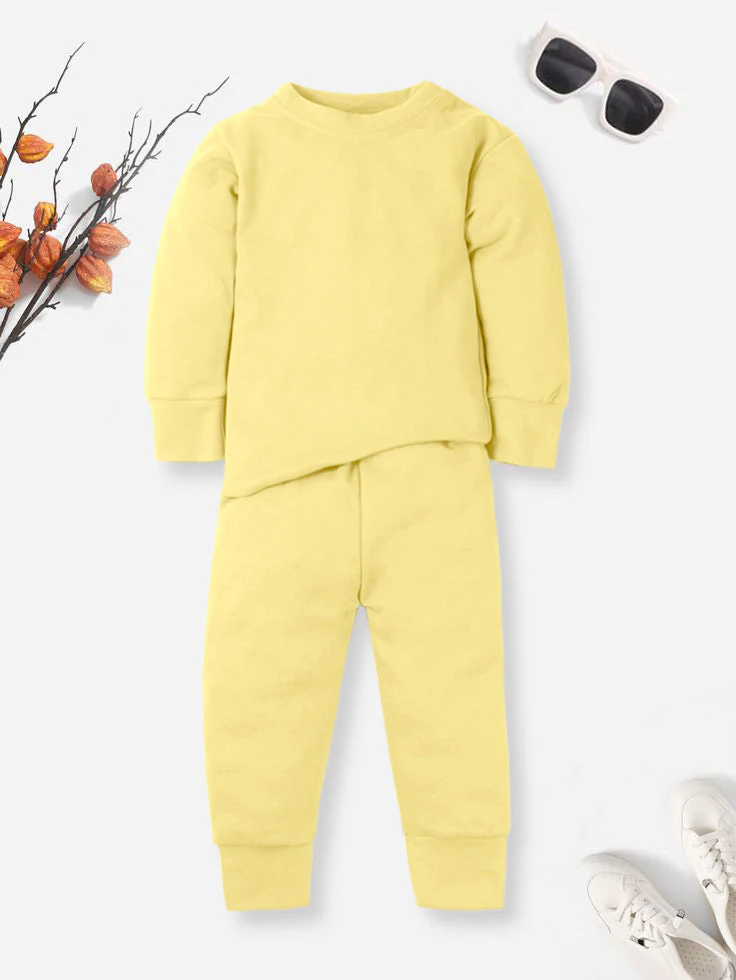 Kids Rib Innerwear Vanilla Yellow Sw - Sunshine - Image 4
