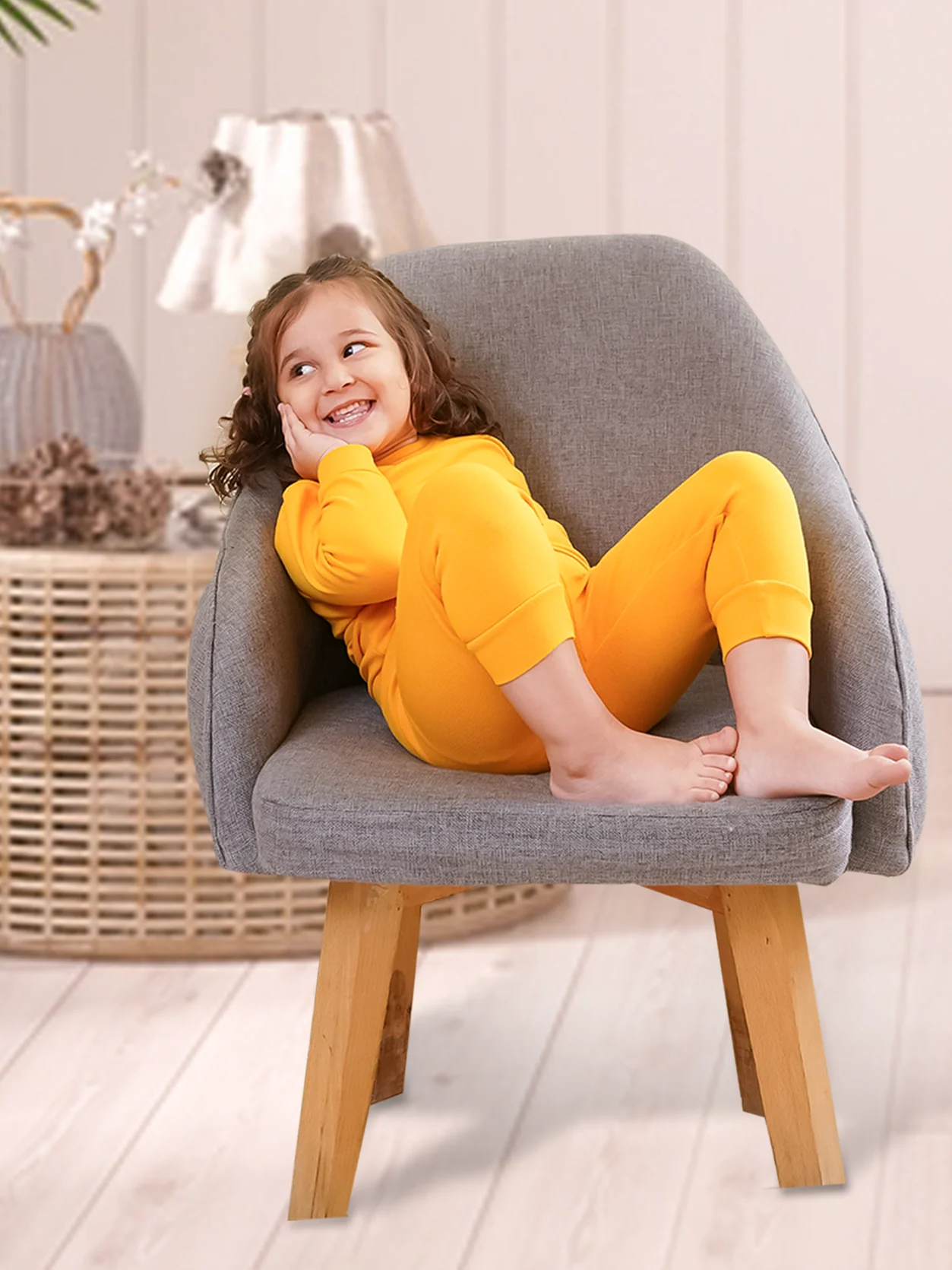 Kids Rib Innerwear Yellow Sw - Sunshine - Image 10