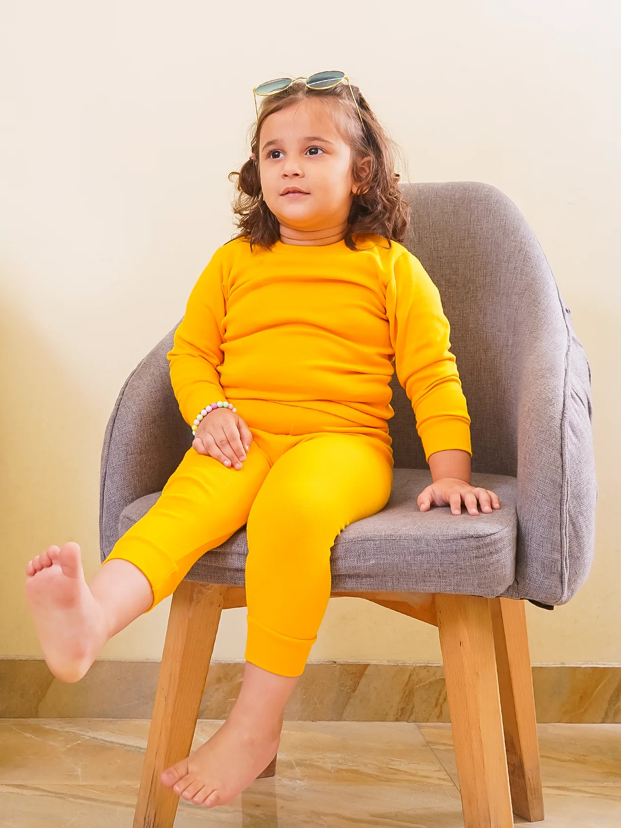 Kids Rib Innerwear Yellow Sw - Sunshine - Image 6