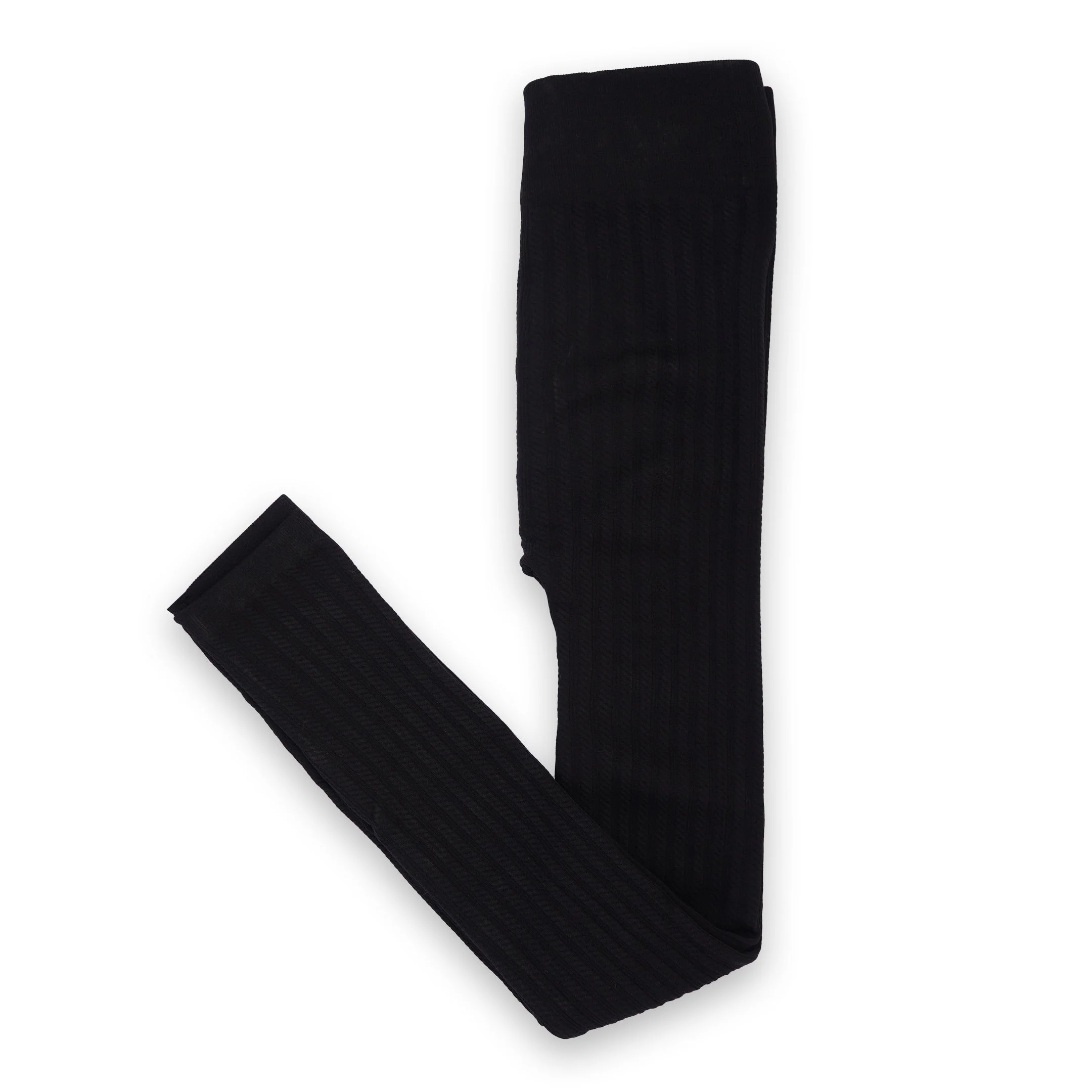 Kids Rib Leggings Black - Sunshine - Image 3