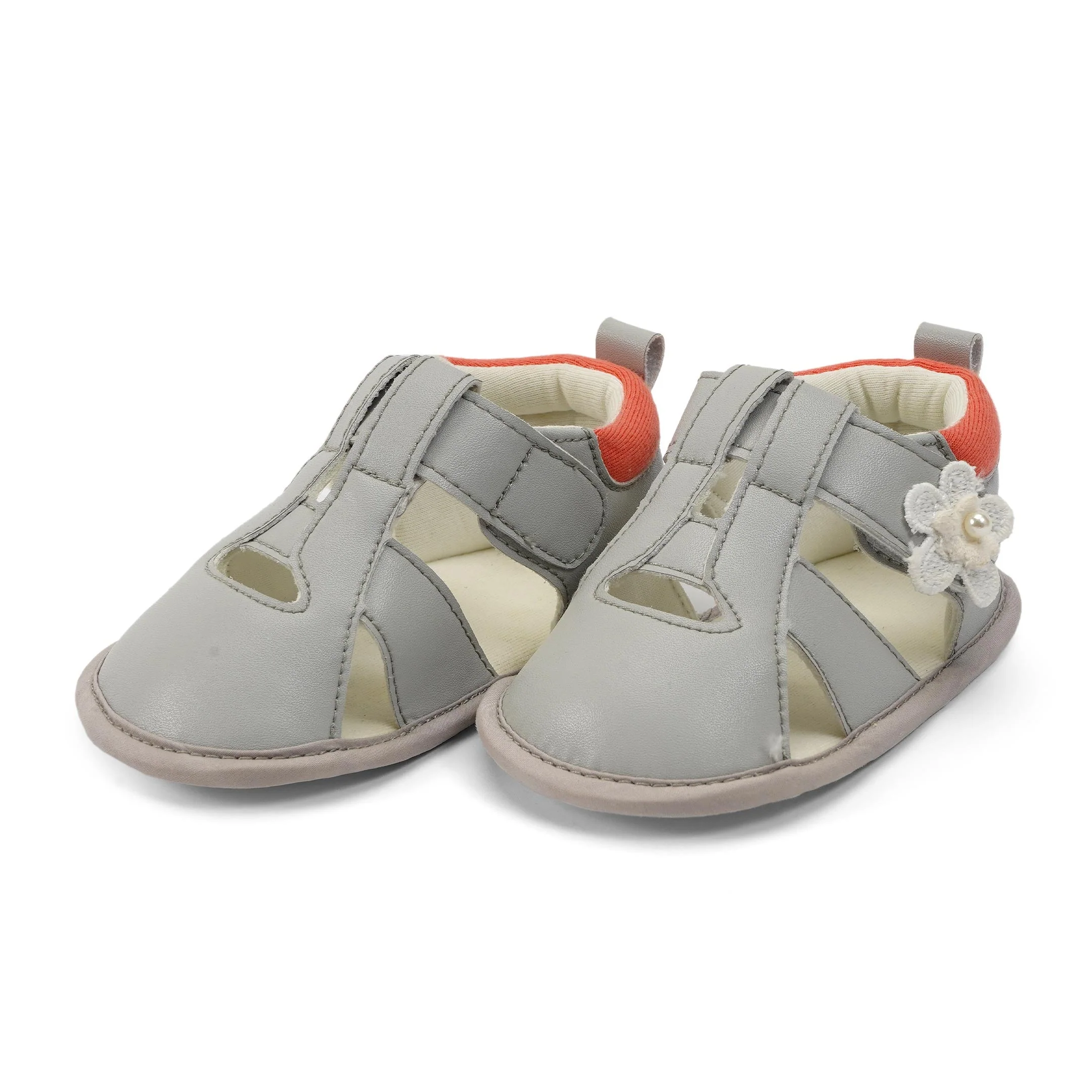 Kids Sandals Pink & Grey - Sunshine - Image 3