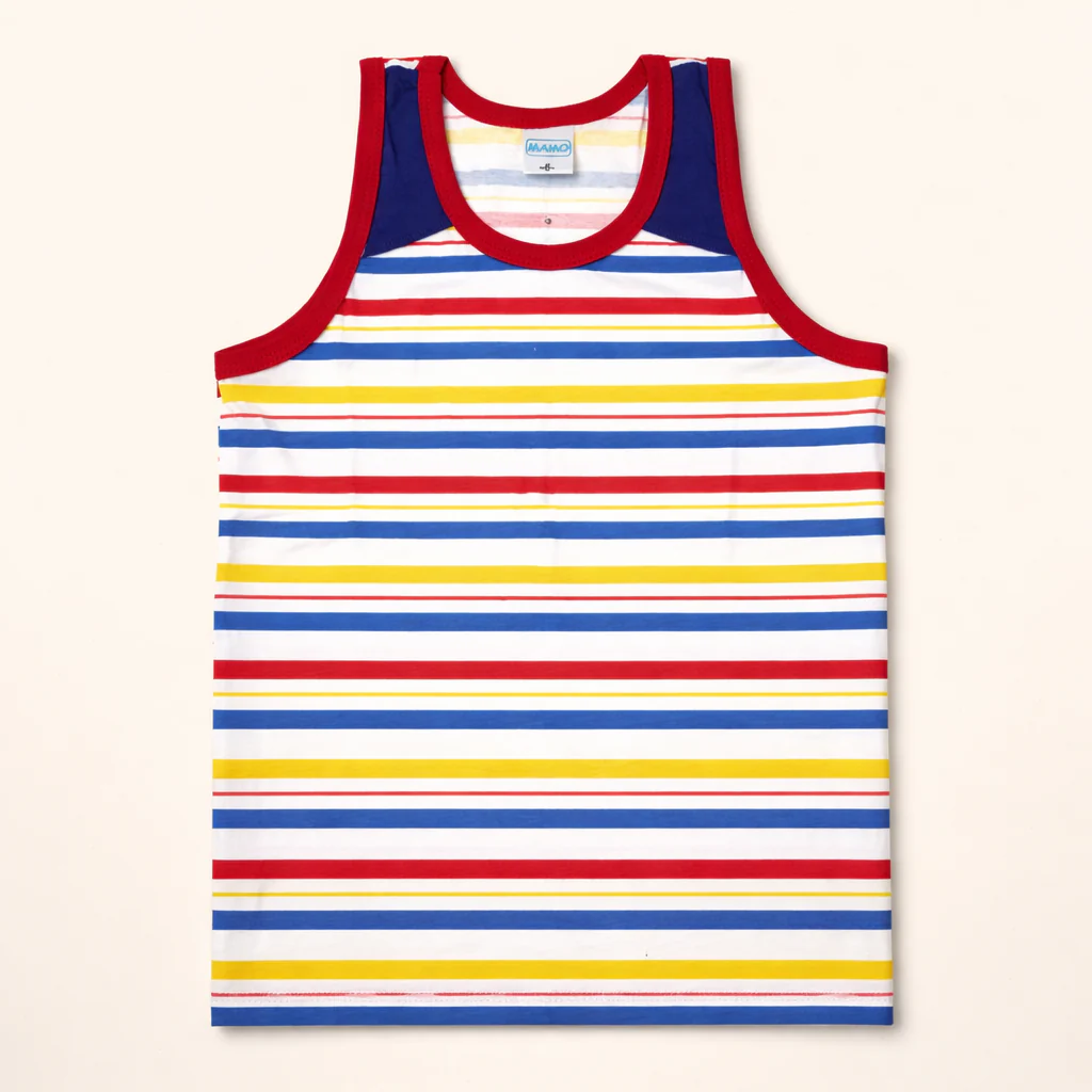 Kids Sando Wide Stripes Blue & Red - Sunshine