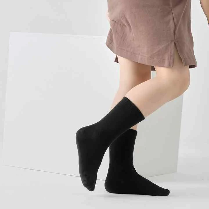Kids School Long Socks Black - Sunshine - Image 2