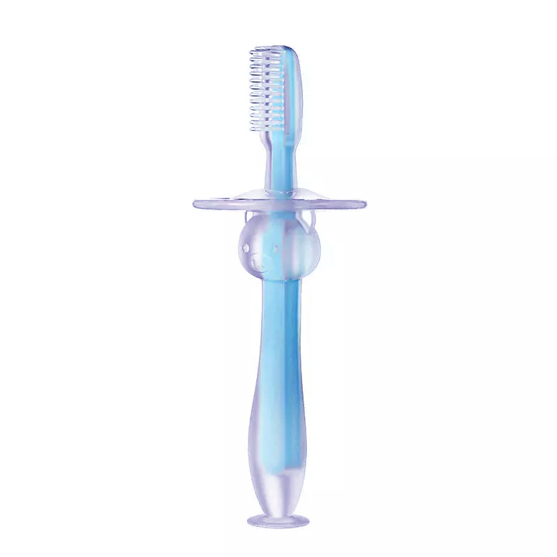 Kids Silicone Toothbrush Blue - Sunshine