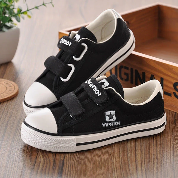 Kids Sneakers Warrior White & Black - Sunshine