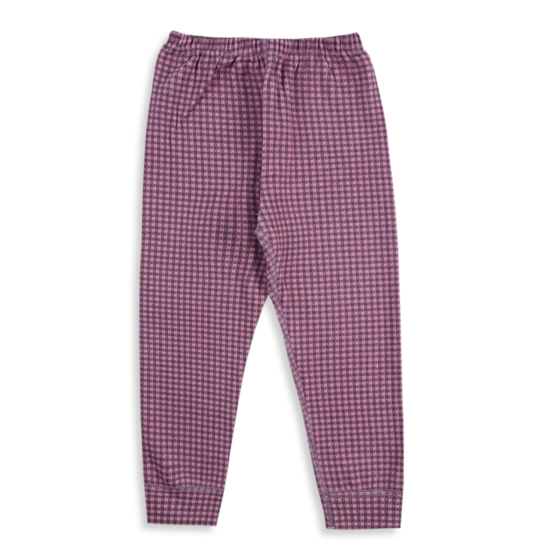 Kids Soft Full Sleeves Pajama Set Purple - Sunshine - Image 7