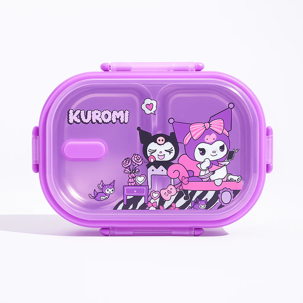 Kids Steel Lunch Box Kitty Purple - Sunshine