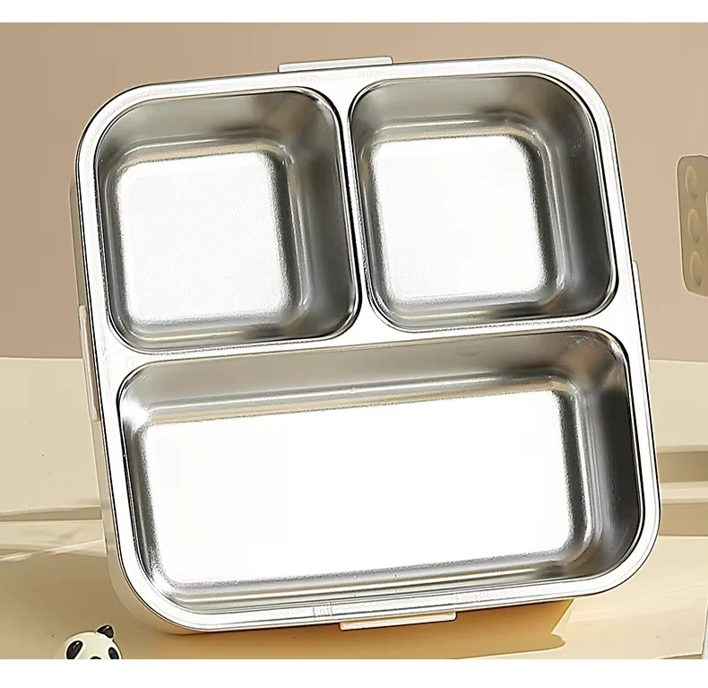 Kids Steel Lunch Box Kitty Sea Green - Topse - Image 5