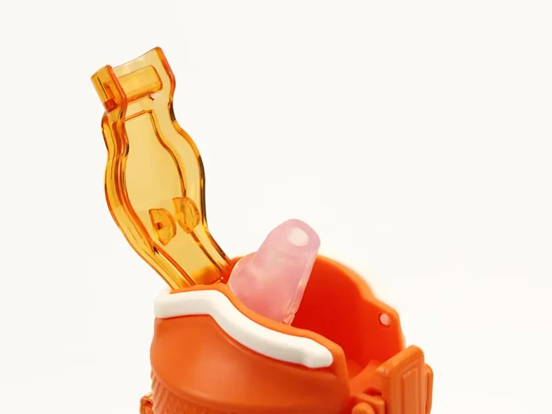 Kids Straw Water Bottle Royal Blue (800Ml) - Sunshine - Image 9