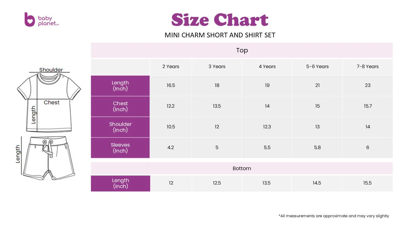 Kids T-Shirt & Short Set Champ 88 Grey - Mini Charm - Image 3