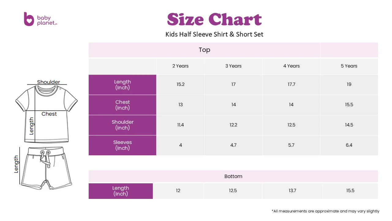 Kids T-Shirt & Short Set Printed Bear Off White - Oolaa - Image 3