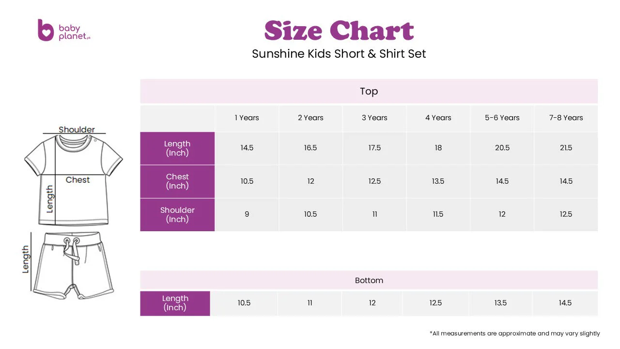 Kids T-Shirt & Short Set Printed Cool Bear Black - Sunshine - Image 5