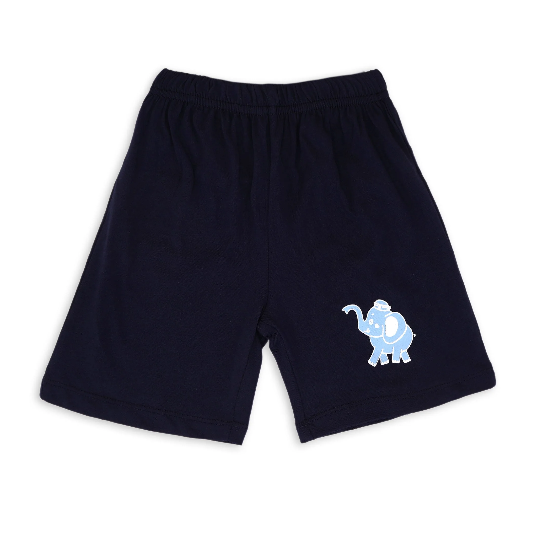 Kids T-Shirt & Short Set Printed Elephant Pink - Sunshine - Image 6