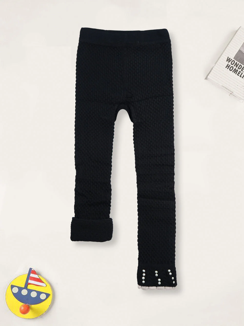 Kids Tights Black Pearls - Sunshine