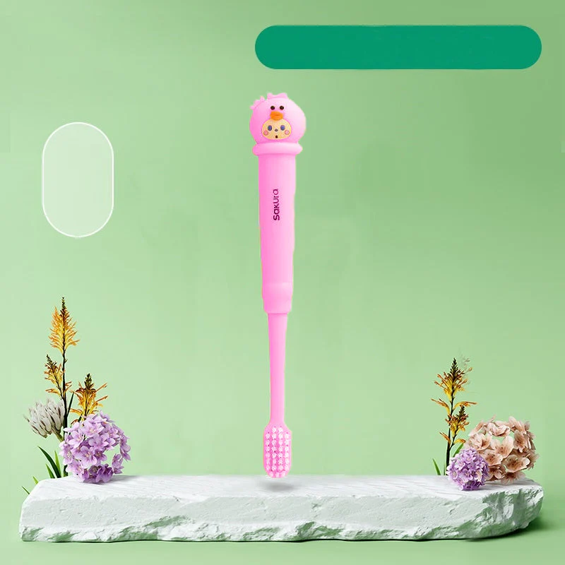 Kids Toothbrush Bear Pink - Sunshine