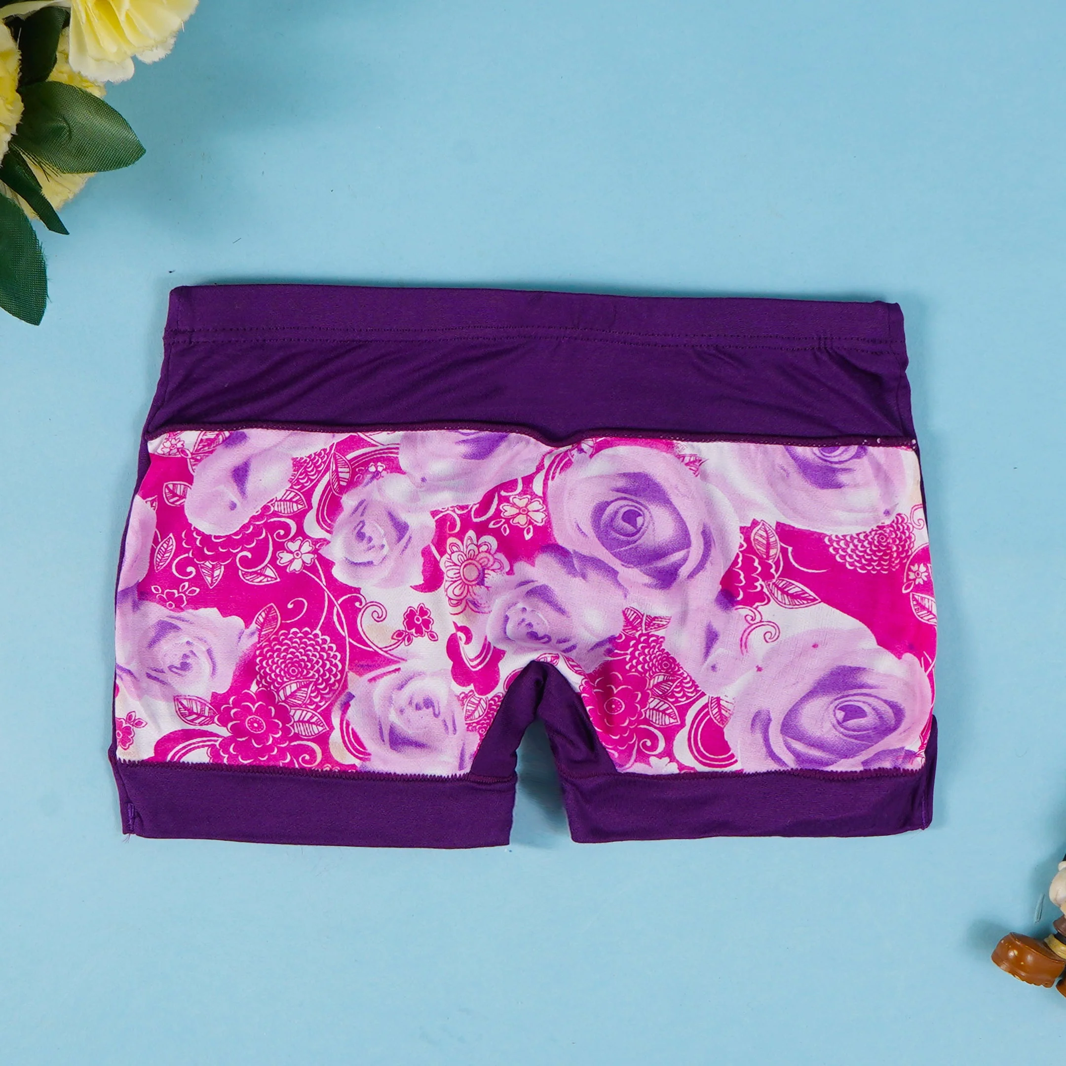 Kids Underwear Flowers Purple - Sunshine