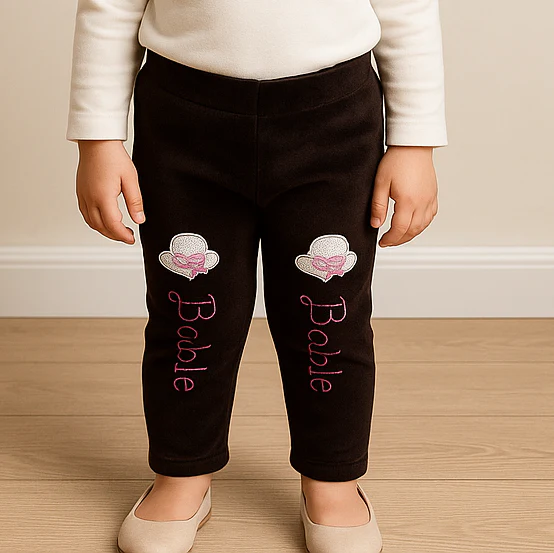 Kids Velvet Tights Brown - Sunshine