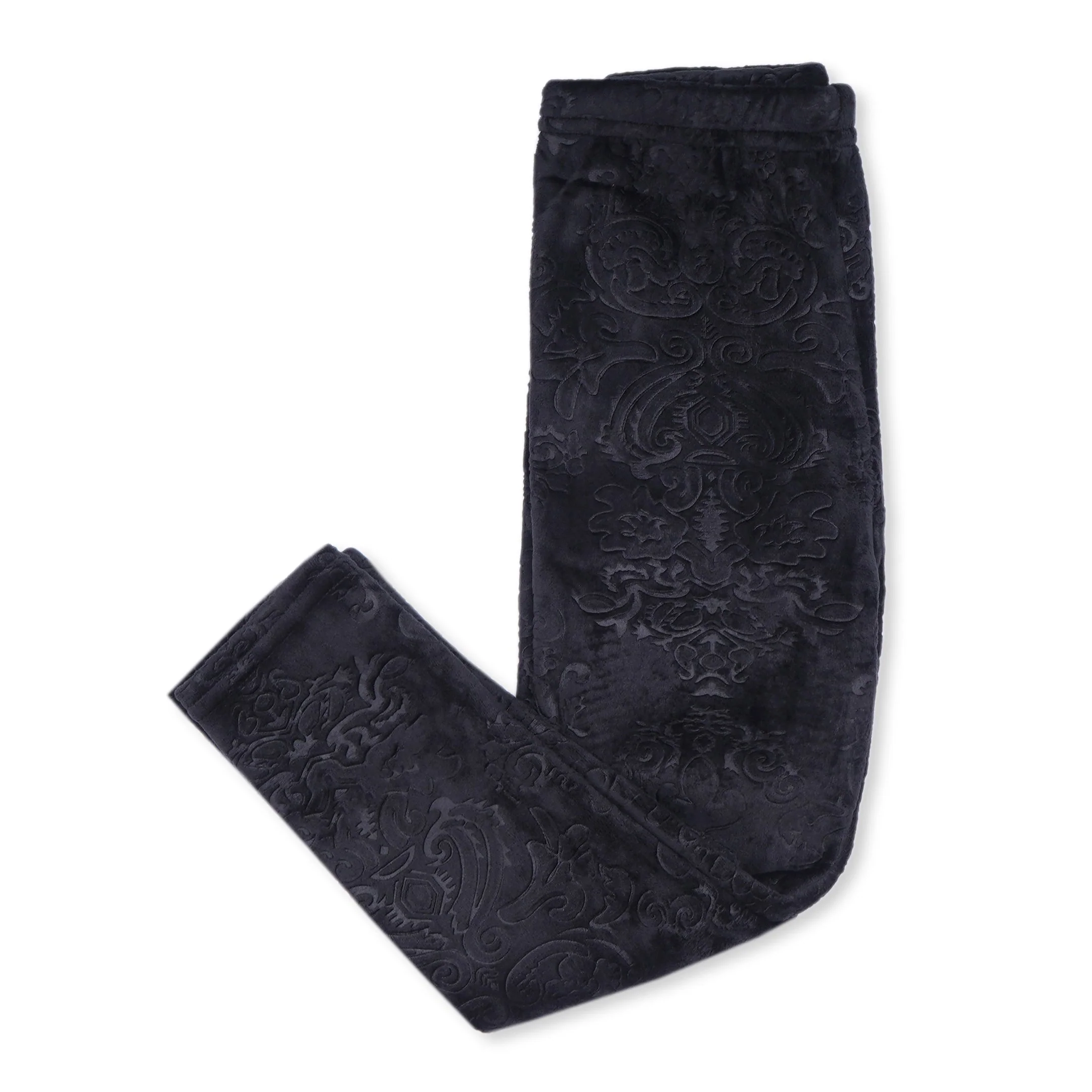 Kids Velvet Tights Printed Black - Sunshine - Image 4