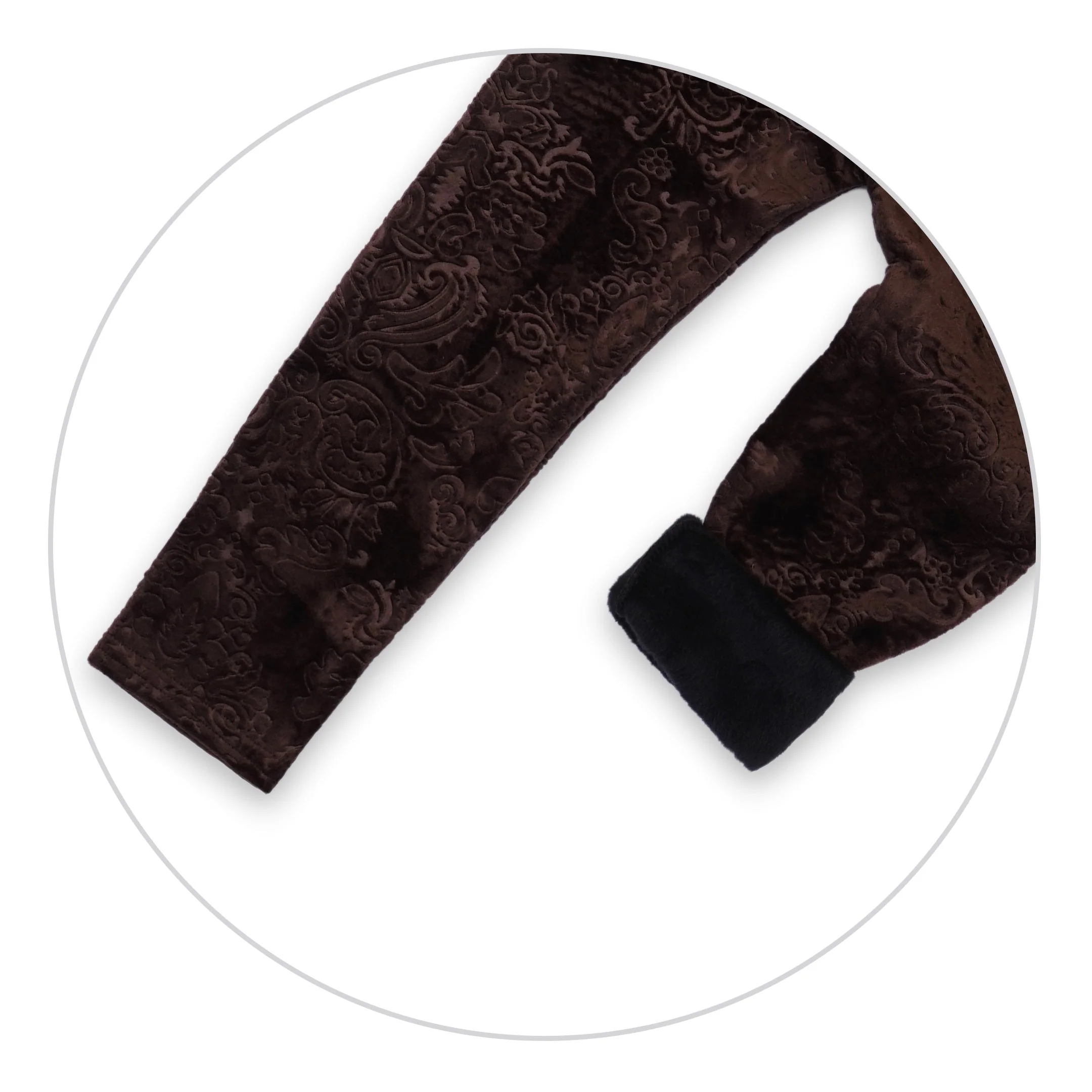 Kids Velvet Tights Printed Brown - Sunshine - Image 5