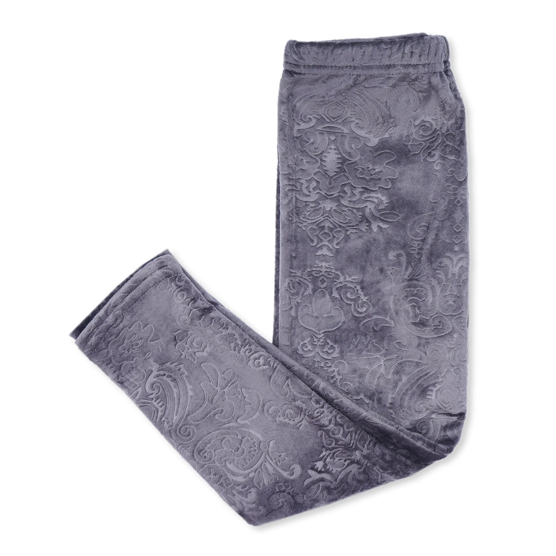 Kids Velvet Tights Printed Grey - Sunshine - Image 4