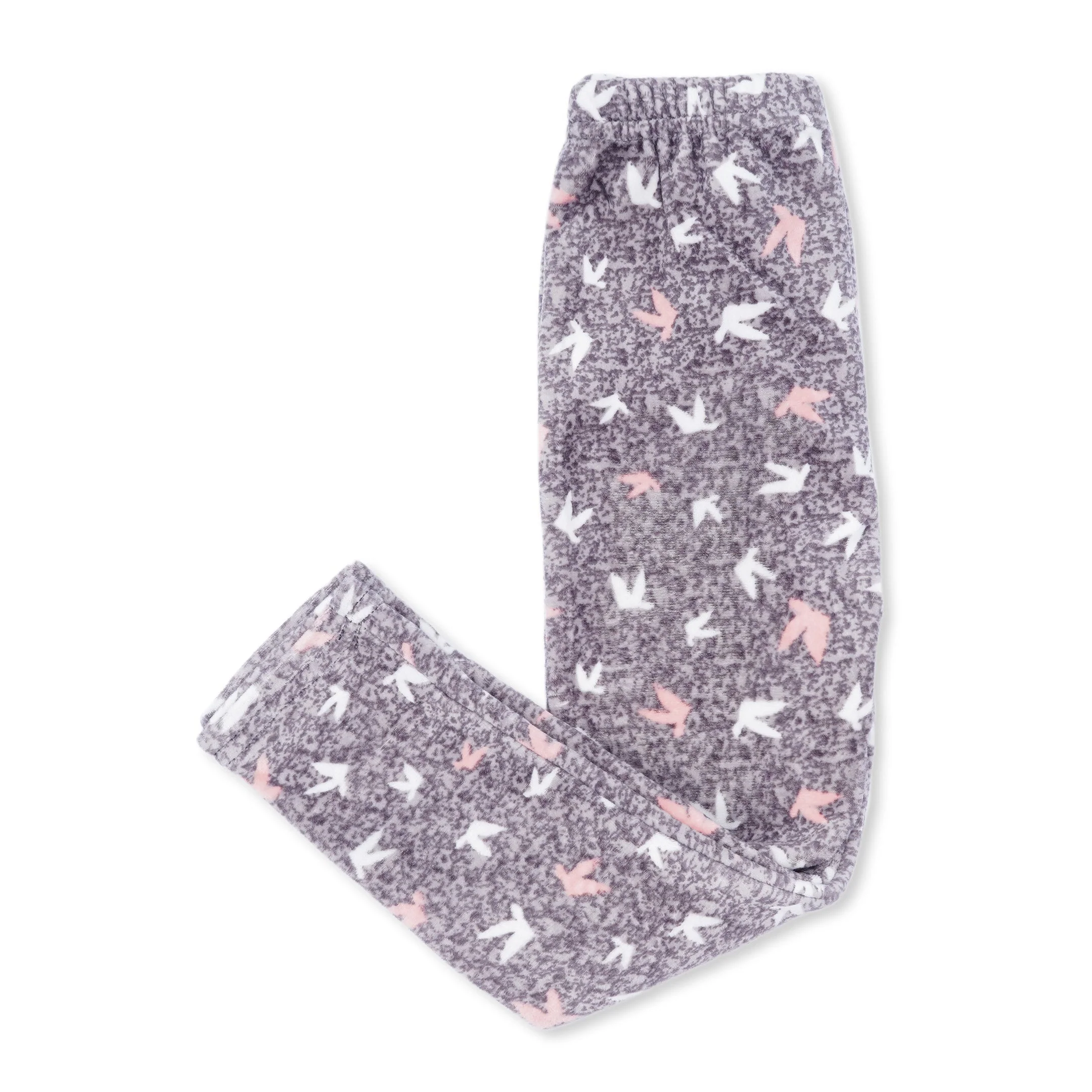 Kids Velvet Tights Printed Grey - Sunshine - Image 4