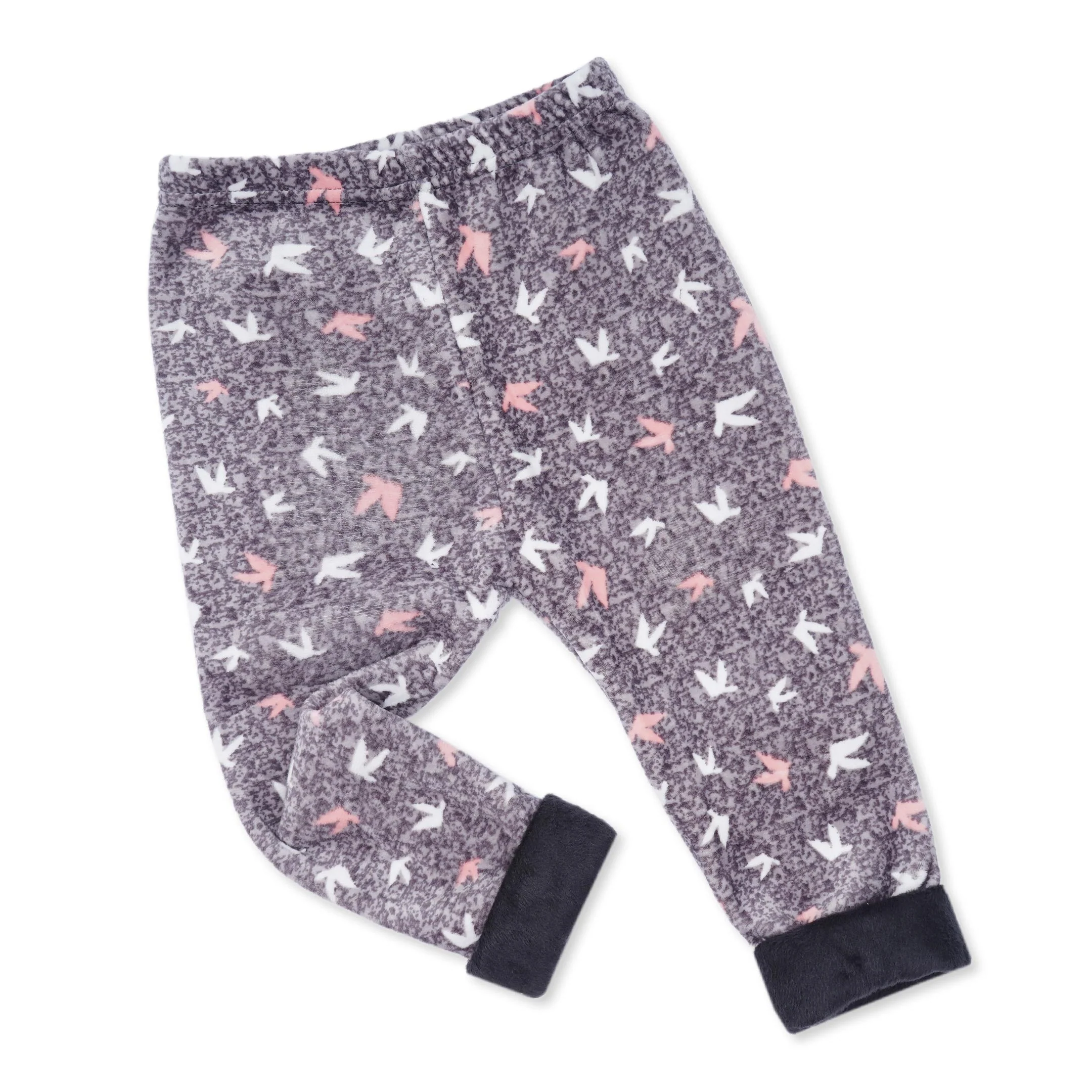 Kids Velvet Tights Printed Grey - Sunshine - Image 5