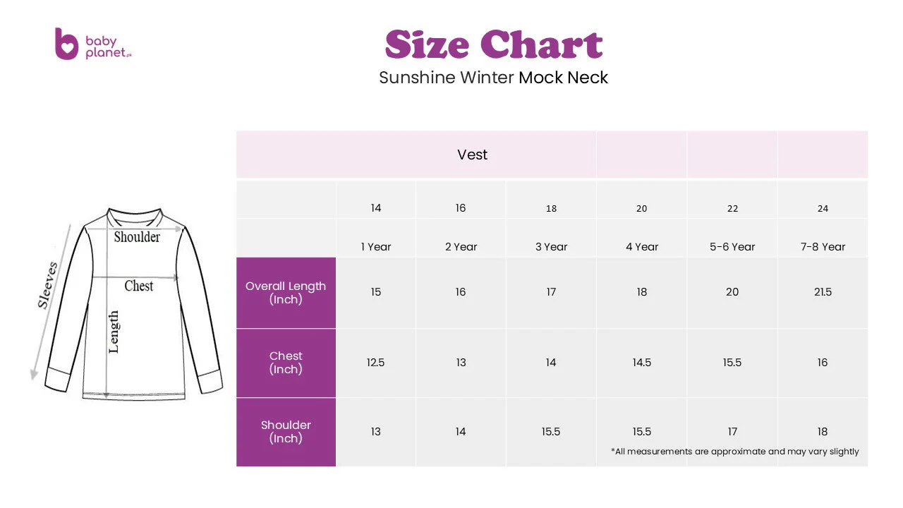 Kids Warm Mock Neck Stripes Black & White Sw - Sunshine - Image 2