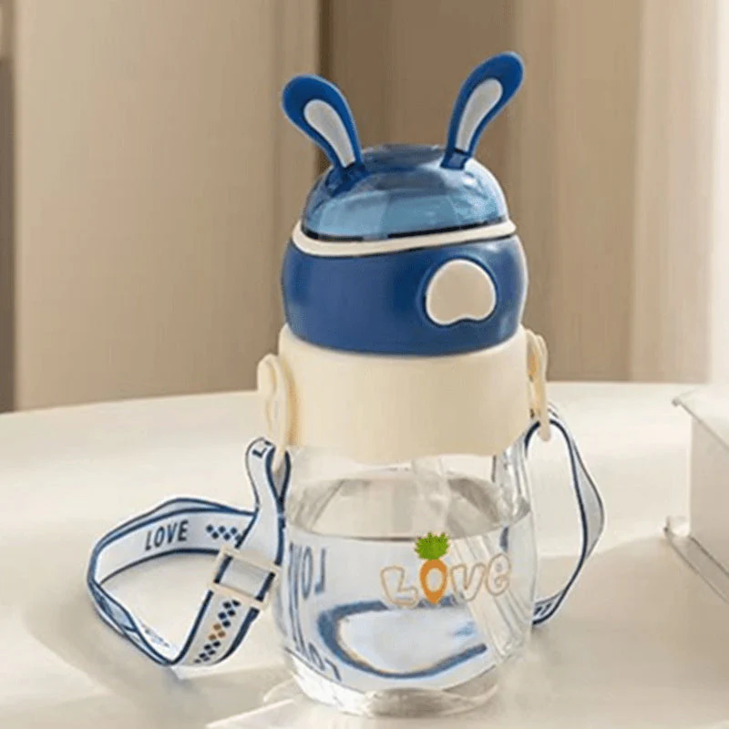 Kids Water Bottle Love Blue 350Ml - Sunshine